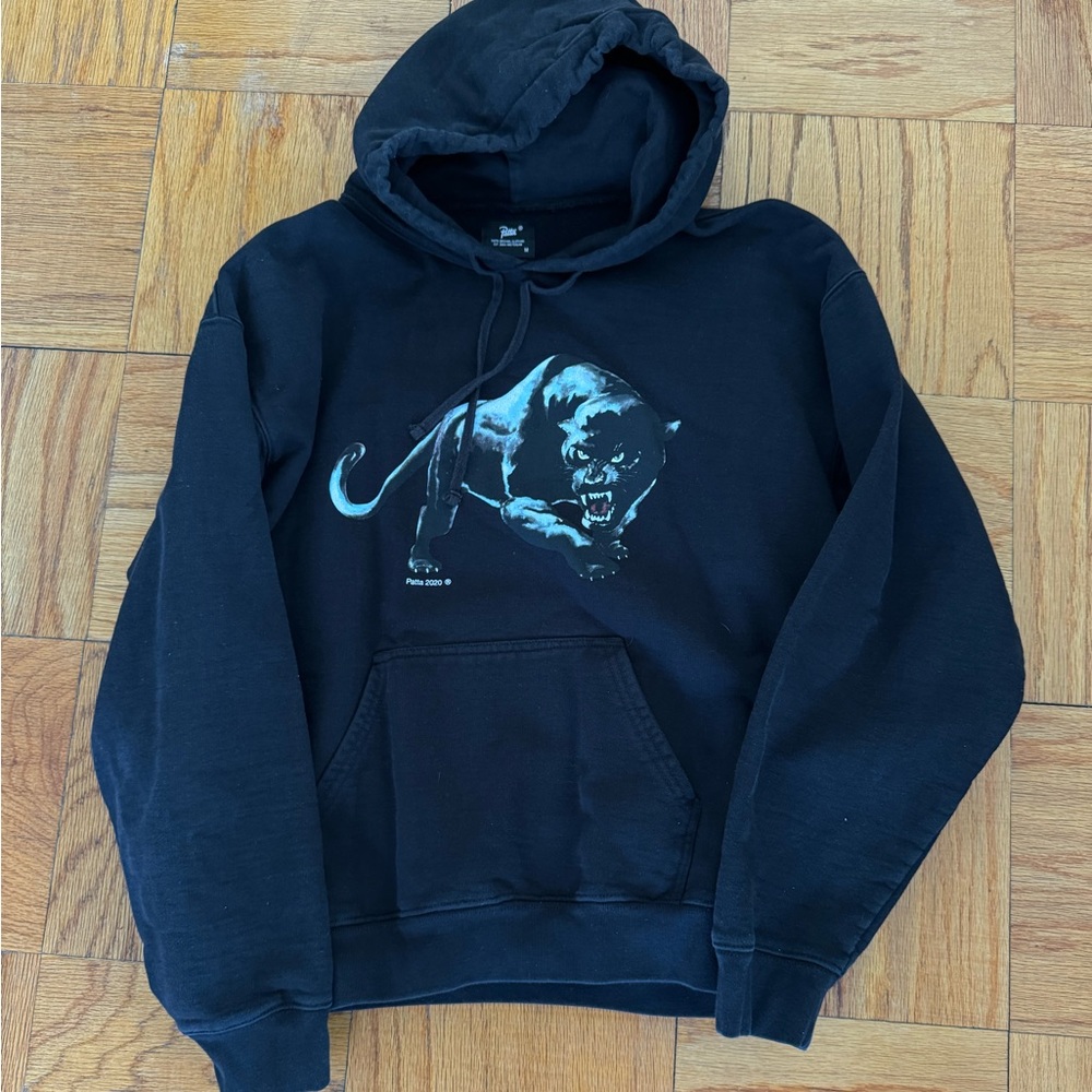 Patta panther hoodie in black exclusive size M